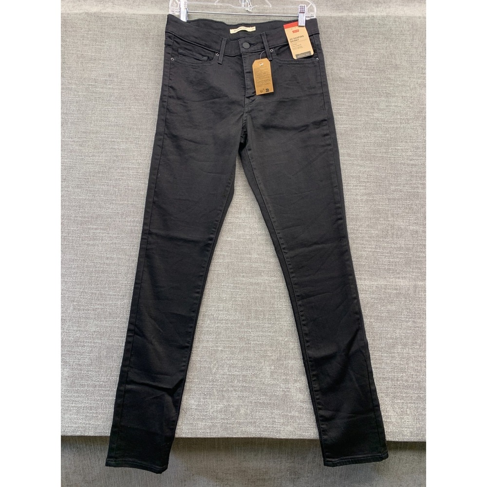 Levi's 311 Shaping Skinny Jeans Women 29 Black Denim Mid Rise Slim Fit‎ Lot of 2